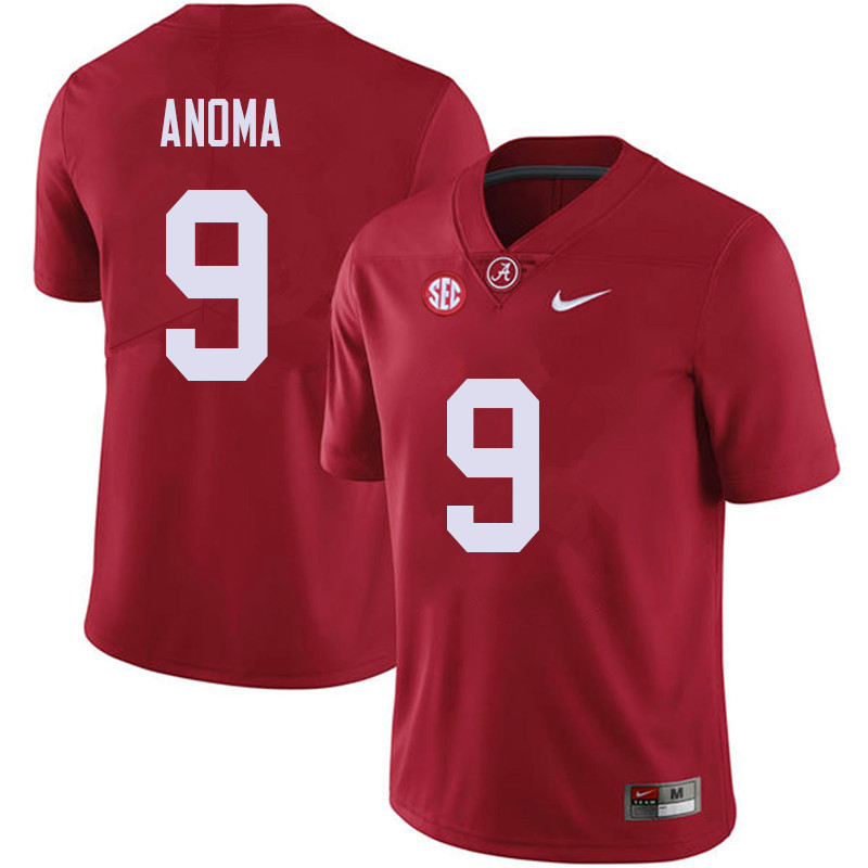 Men #9 Eyabi Anoma Alabama Crimson Tide College Football Jerseys Sale-Red